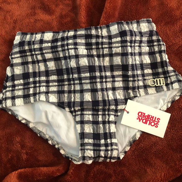 nwt solid & striped ginger madras bottoms - Picture 2 of 5